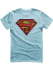 Superman T-Shirt "Superman Mash-Up Shield T-Shirt" in Blau