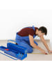 relaxdays Werkzeugkoffer 5 Fächer in Blau