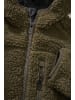 Brandit Kinder Fleecejacke/Fleecepullover "Kids Teddyfleece Jacket Hooded" in Grün