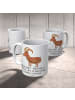 Mr. & Mrs. Panda Geschenktasse Steinbock Perfektion mit Spruch in Weiß