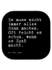 Mr. & Mrs. Panda Glasuntersetzer Es muss nicht immer... mit Spruch in Schwarz
