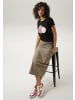 Aniston CASUAL T-Shirt in schwarz-pink-beige-weiß-grau