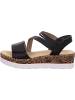 rieker Sandalette in schwarz