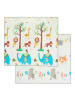 relaxdays Spielmatte "Tiere" in Bunt - (B)195 x (T)175 cm