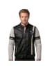 Mauritius Racinglederjacke Lammnappa in Schwarz