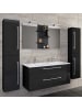 ebuy24 Badmöbelset BudasiS Schwarz 111 x 47 cm