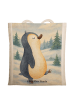 Mr. & Mrs. Panda Tasche Pinguin mHerzieren Design ohne Spruch in Weiß