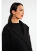 faina Damen Mantel in Schwarz
