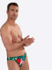 HOM Badehose Swim Micro Briefs Peacock in multico print