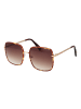 Funky Buddha Damen Sonnenbrillen Quadrat Braun