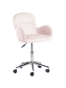 Beliani Bürostuhl PRIDDY in Rosa - (W) 60 x (H) 79 x (L) 60 cm