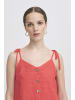 ICHI Ärmellose Bluse IHLINNO Loose fit in Geranium