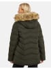 Threadbare Winterjacke THB Woodie Short Padded Coat in Khaki