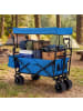 COSTWAY Bollerwagen faltbar mit Dach in Blau