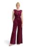 Vera Mont Jumpsuit im Glitzer-Look in Rot/Grau