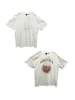 Only&Sons T-Shirt 2er-Set locker geschnitten Rundhals Kurzarm in Weiß-Rot