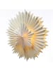 MARELIDA LED Papierstern EISBLUME Weihnachtsstern beleuchtet D: 60cm in weiß