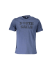 North Sails Blau Baumwolle Herren T-Shirt