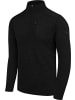 Normani Outdoor Sports Herren Merino Langarm mit 1/4 Zipper Mildura in Schwarz