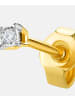 Diamant L'éternel Ohrringe aus 375 Gelbgold mit 0.02 Karat Diamant