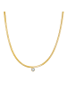 Eastside NY Halskette aus Edelstahl mit Zirkonia in gelbgold