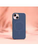 COFI 1453 TFO Silicone Thin Mag kompatibel mit Apple iPhone 15 Pro Max in Dunkelblau