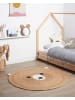Beliani Kinderteppich KOSALAR in Beige - (W) 120 x (L) 120 cm