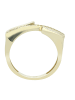 Adeliás Damen Ring aus 333 Gold mit Zirkonia in gold