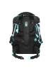 Coocazoo Schulrucksack-Set MATE "Laser Lights" 3-tlg. in Schwarz/Blau