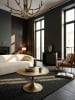 KADIMA DESIGN Couchtisch Metall 60x60x46,5 cm Sofatisch Aluminium, Design