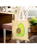 Mr. & Mrs. Panda shopping bag Avocado Pfeifen ohne Spruch in Gelb Pastell
