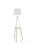 Licht-Erlebnisse Stehlampe (B)40 x (L)40 x (H)148 cm in Beige Weiß