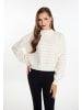 faina Damen Strickpullover in Wollweiss