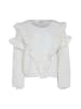 aleva Damen Pullover in WOLLWEISS
