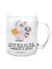 Mr. & Mrs. Panda Teetasse Waschbär Kürbis mit Spruch in Transparent