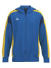 erima Kinder Trainingsjacke mit Kapuze in new royal/gelb