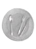 Butlers Platzset SHINE ON 6er-Set in Silber