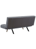 Beliani 3-Sitzer Sofa INGARO in Grau/Braun - (W) 182 x (H) 86 x (L) 79 cm