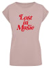 Mister Tee T-Shirts in Lila/Pink/Rosa