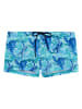 HOM Badehose Swim Shorts Tartane in blue print