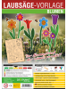 Dreipunkt Verlag Papeterie/PBS - Laubsäge-Vorlage Blumen