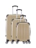 WAVE PARIS 3 tlg. Kofferset DENALI in Beige (95L/64L/37L)