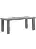 Beliani Esstisch TARANTO in Grau - (W) 90 x (H) 76 x (L) 180 cm