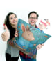 Mr. & Mrs. Panda Zierkissen Fische Astrologie Design ohne Spruch in Weiß
