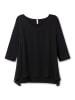 sheego Blusenshirt in schwarz