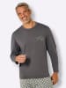 WITT WEIDEN Schlafanzug-Shirt in anthrazit