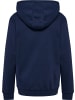 Hummel Sportshirt "Hmlmover Cotton Hoodie Woman" in Blau