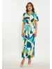 faina Damen Kleid in Blau Mehrfarbig