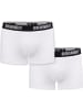 Brandit Boxershort "Boxer Shorts Logo 2 Pack" in Weiß