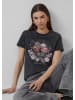QS T-Shirt in 99D0_schwarz